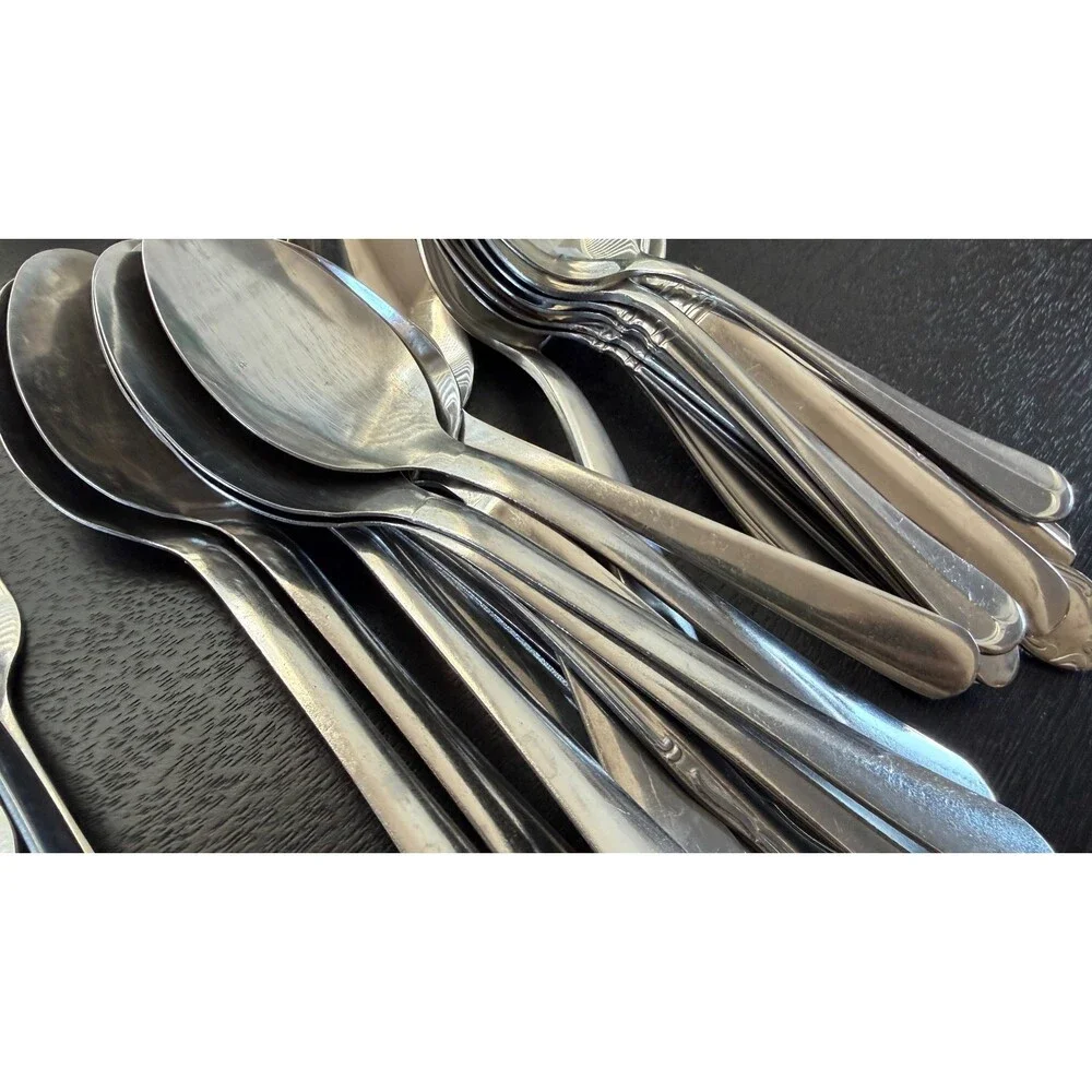 68pc Mixed Stainless Steel Flatware Lot Tramontina Northland‎ Assorted
